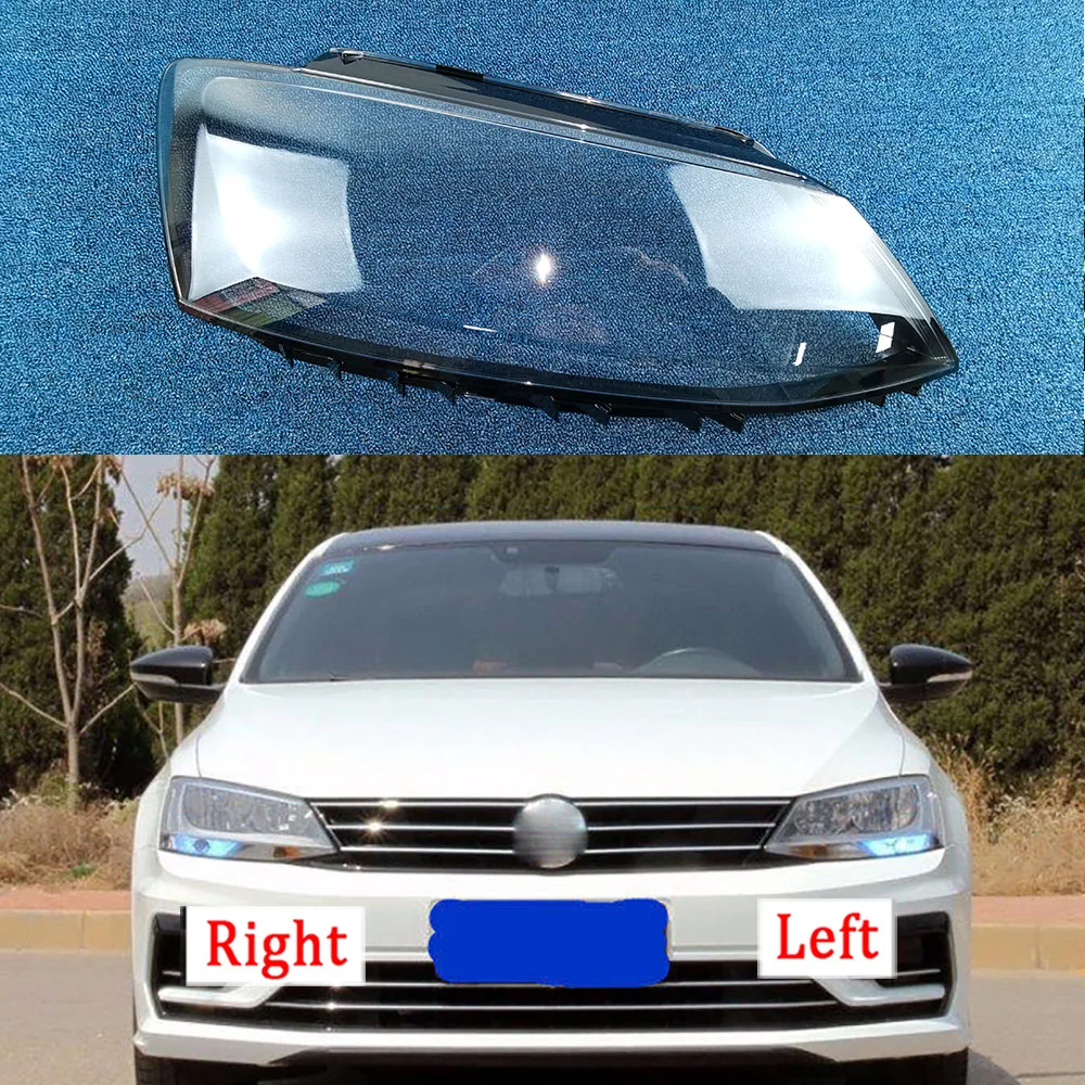 Крышка передней фары автомобиля для Volkswagen VW Sagitar 2012-2018, автофара, абажур, крышка головного фонаря, корпус объектива - 0