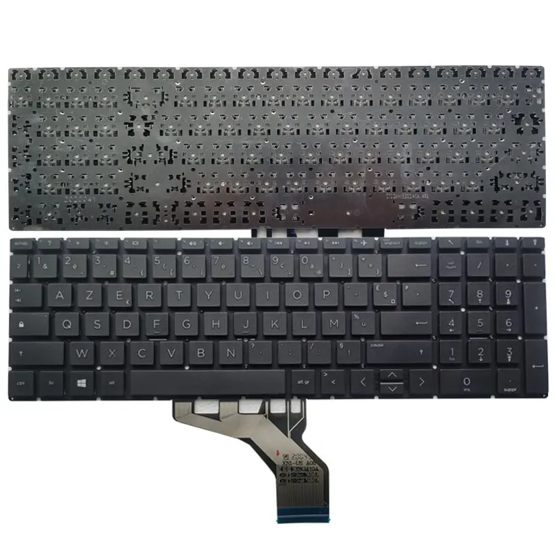 Новая французская клавиатура для HP 15-DA 15-DB 15-DW 17-BY 17-CA Pavilion 15-CS 15-CW TPN-C135 C136 FR Черный - 0