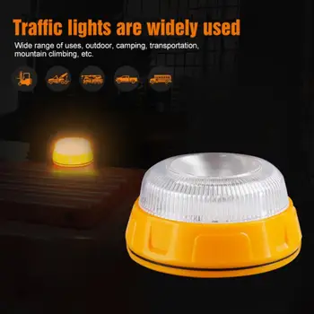 Высококачественное светодиодное автомобильное аварийное освещение V16, фонарик, стробоскоп с магнитной индукцией, лампа для дорожно-транспортного происшествия, маяк, защитный аксессуар