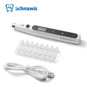Инъектор для стоматологической анестезии Schnawis Безболезненная электрическая беспроводная местная анестезия с исправным ЖК-дисплеем Платное оборудование