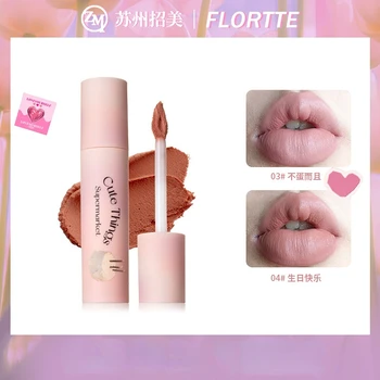 FLORTTE Flower Loria blames Melia Крем-Праймер Для ежедневных губ, Крем-глина для губ, Глазурь для губ