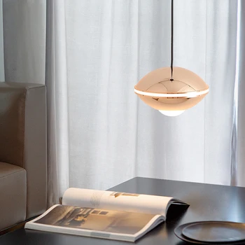 Небольшая люстра JMZM Nordic, Прикроватная светодиодная подвесная лампа, Светильник для украшения интерьера Гостиной, кабинета, Регулируемая Люстра