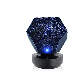 Романтический светодиодный светильник в Звездную ночь, 3D Звездный проектор, светильник для декора спальни, USB Музыка, проектор Galaxy Sky, Лучший подарок