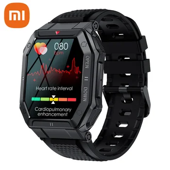Xiaomi K55 1,85 дюймов 2022 Военные Смарт-Часы Мужские Bluetooth Call 350 мАч 24 Ч Здоровый Монитор Открытый IP68 Водонепроницаемый Smartwatch