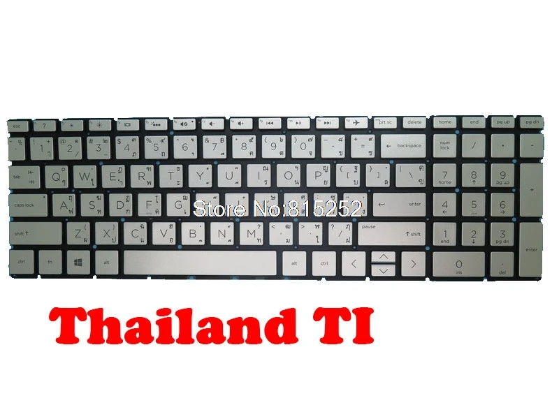 Клавиатура для ноутбука HP 15-DA000, 15-DA0026TU, 15-DA0027TU, 15-DA0030NR, 15-DA0030TX, 15-DA0032TX, испанский SP/Таиланд, TI - 1