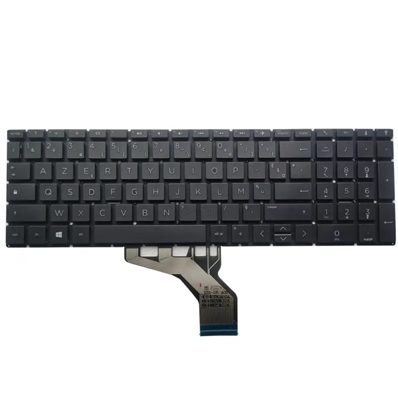 Новая французская клавиатура для HP 15-DA 15-DB 15-DW 17-BY 17-CA Pavilion 15-CS 15-CW TPN-C135 C136 FR Черный - 1