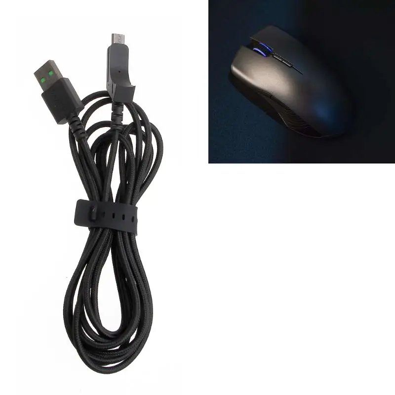 Провод для мыши Кабель для мыши razer Lancehead Беспроводная игровая мышь USB Гибкий кабель для зарядки - 1