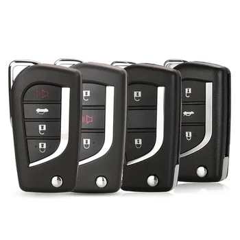 Пульт дистанционного управления jingyuqin 2/3 Кнопки для ключей от автомобиля Toyota Corolla RAV4 До 2013 toy43 toy48