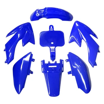 Наборы пластиковых наклеек На крыло синего цвета CRF50 Для Hond-a CRF50 CRF50F STYLE Pit Dirt bike