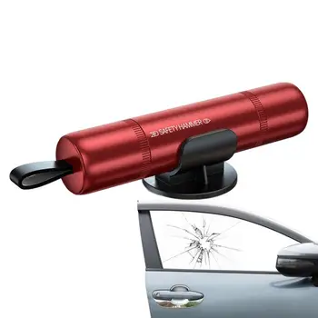 Автомобильный Защитный Молоток Автоматический Аварийный Выключатель Стеклянного Окна Резак для Ремня безопасности Спасательные Автомобильные Аварийные Молотки Из Алюминиевого Сплава Для Эвакуации