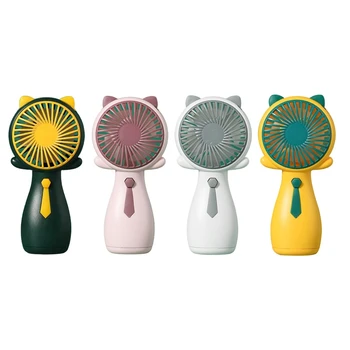 Мультяшный ручной вентилятор R9UD Персональный охлаждающий вентилятор Подарок для друзей, семьи, детей