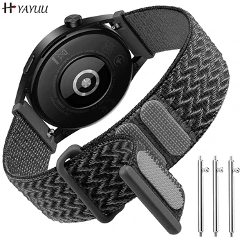 22 мм Нейлоновый Сменный ремешок для Huawei Watch GT3 46 мм/GT 2 46 мм/Watch GT2 Pro/GT2e/Watch 3/3 Pro/Galaxy Watch 3 45 мм/Gear S3