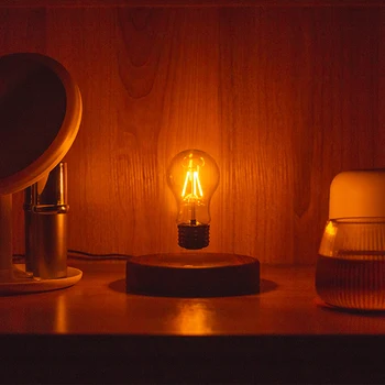 Подарок на День рождения, лампа с магнитной левитацией, Креативная Плавающая светодиодная лампа для плавающего освещения Для украшения комнаты, домашнего Офиса