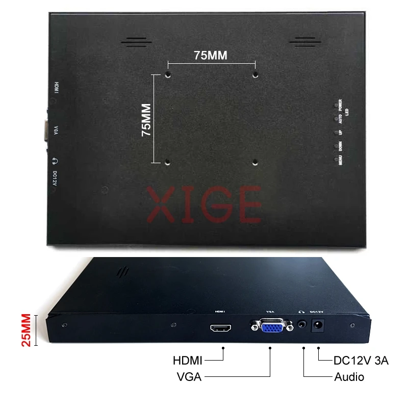 Металлический Корпус и плата драйвера управления Подходят для матрицы N133B6/N133BGE 40-Контактный разъем LVDS, совместимый с VGA-HDMI, Комплект для ремонта своими руками Универсальный 1366 * 768 13,3 