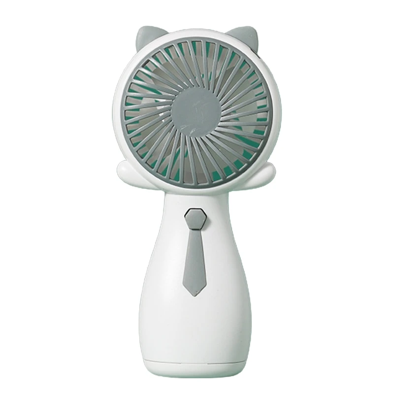 Мультяшный ручной вентилятор R9UD Персональный охлаждающий вентилятор Подарок для друзей, семьи, детей - 2