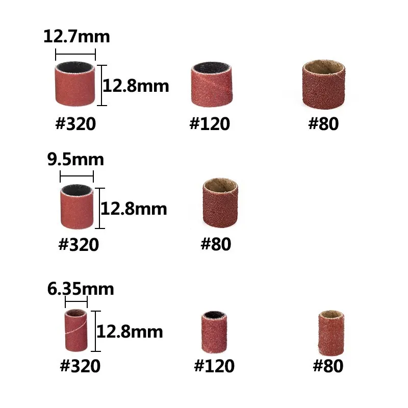 Набор абразивных полиролей XCAN 423 шт., шлифовальные ленты, проволочная щетка из волокнистой проволоки, колесо для проволочной щетки из нержавеющей стали для вращающихся инструментов Dremel - 2