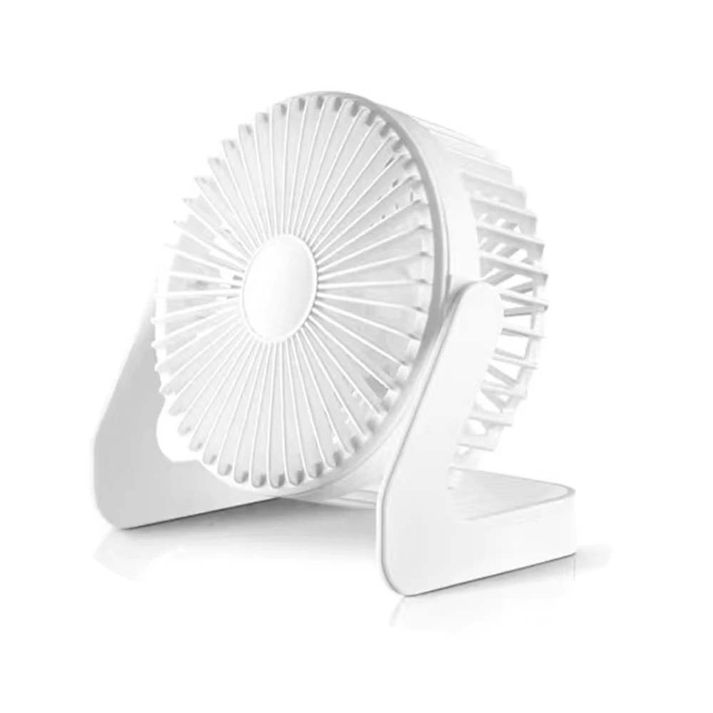 Регулируемый Напольный мини-вентилятор для Кемпинга на открытом воздухе, 1-Ступенчатый Домашний бесшумный перезаряжаемый Вентилятор, USB Настольный вентилятор, портативный Охлаждающий вентилятор - 2