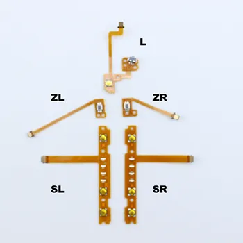 L/ R Кнопка SL SR Ключ Гибкий Кабель Подходит для переключателя JoyCon NS L/R Контроллер Классическая Текстура Расходные материалы Аксессуары Для Переключателя Joy-Con