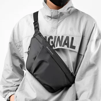 Модные Мужские Многофункциональные Водонепроницаемые сумки через плечо, Мужские Сумки для путешествий на открытом воздухе, Новая Нагрудная сумка-Мессенджер, Подростковая сумка