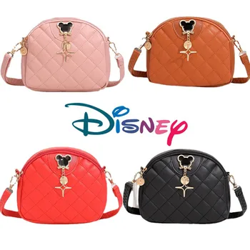 Женская сумка Disney с Мультяшным Микки Маусом, сумки через плечо, модные сумки-тоут с алмазной вышивкой, сумка для мобильного хранения для девочек