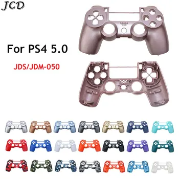 Замена Передней крышки корпуса JCD Для PS4 5.0 JDS-050 JDM-050 Контроллер Верхний Жесткий Защитный Чехол