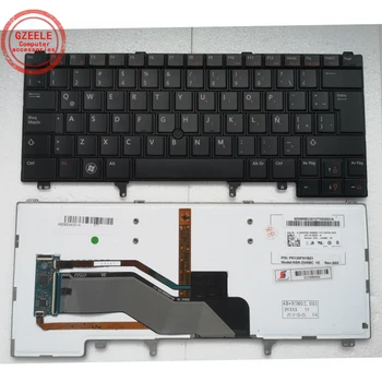 Клавиатура LA SP для ноутбука DELL E6420 E5420 E6320 E6330 e6230 с подсветкой на испанском