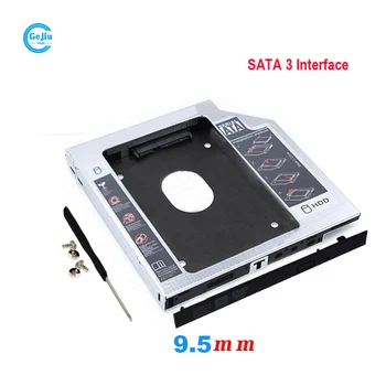 Ноутбук Sata 3 SSD HHD Жесткий диск Caddy Лоток Кронштейн 9,5 мм для Acer E5-471G E5-472G E5-572G