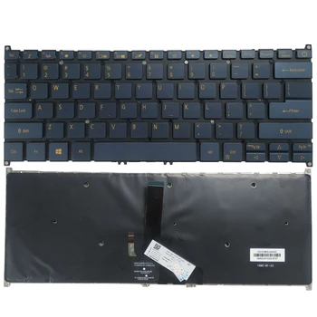 Клавиатура для ноутбука Acer Swift 5 SF514-52 SF514-52T-590U с подсветкой синего цвета