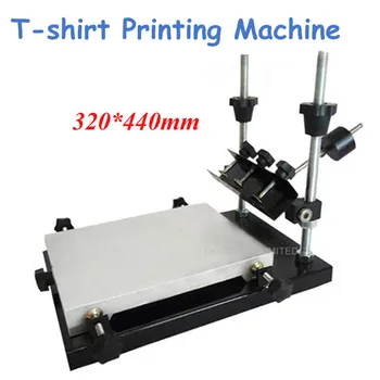 Ручная машина для трафаретной печати, Трафаретный принтер для футболок, плоский стол для ручной печати, стол для паяльной пасты, стол для чернил 32 * 44 см