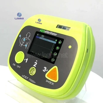LANNX uDEF 7000 + Дешевые цены Профессиональная первая помощь AED, обучение экстренной медицинской помощи AED, портативный автоматический внешний