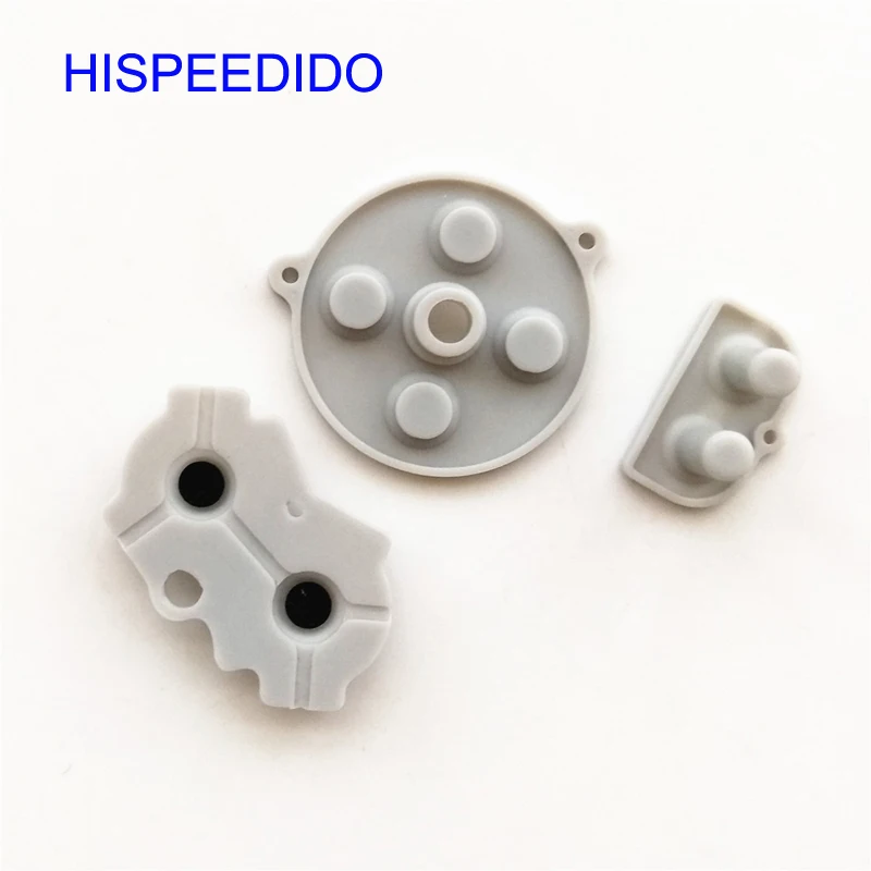 HISPEEDIDO 100 комплектов Токопроводящей резиновой контактной площадки для ремонта кнопок D-Pad для консоли Nintendo Gameboy Advance GBA Силиконовая накладка - 3