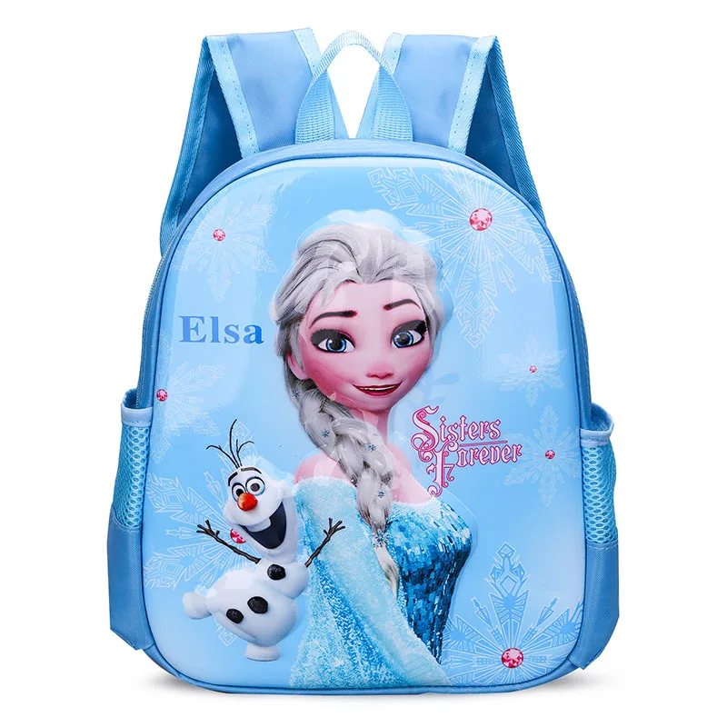 Детский рюкзак Disney Для студента, Замороженный Мультфильм, аниме, Школьные сумки для детского сада, Милая Принцесса Эльза, Милый Рюкзак - 3