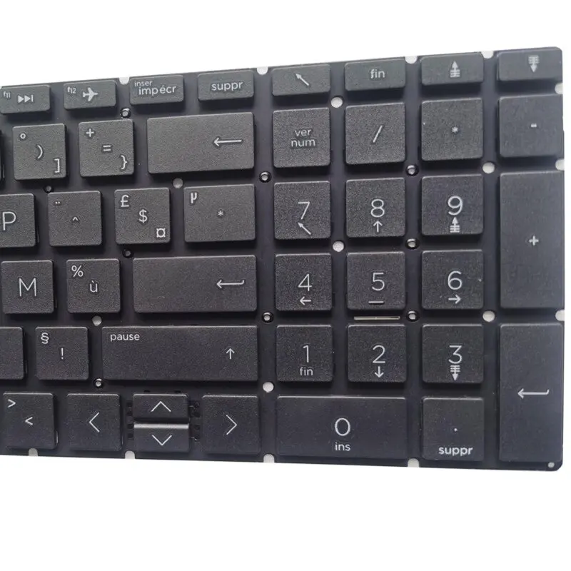 Новая французская клавиатура для HP 15-DA 15-DB 15-DW 17-BY 17-CA Pavilion 15-CS 15-CW TPN-C135 C136 FR Черный - 3