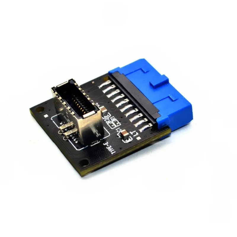 Разъем USB 3.1 на передней панели к USB 3.0 с 20-контактным разъемом, удлинительный кабель-адаптер для материнской платы, 20P USB к разъему TYPE-E - 3