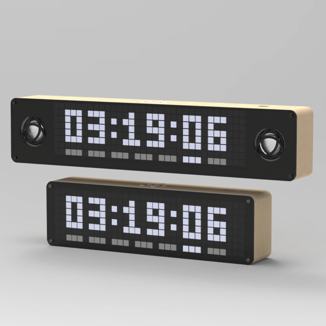Экран пиксельной лампы совместим с набором Pixel Clock DIY Kit ESP32 ws2812 - 3