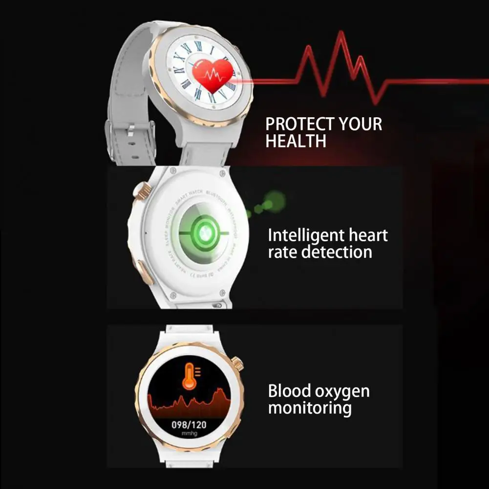 Электронные часы Полезная беспроводная зарядка Многофункциональный для ежедневного ношения Цифровые наручные часы Smart Watch - 3