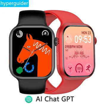 hyperguider Смарт-часы, чат GPT, мужчины, женщины, Bluetooth-вызов, водонепроницаемый IP68, NFC для Huawei Xiaomi Meizu iPhone, бесплатная доставка