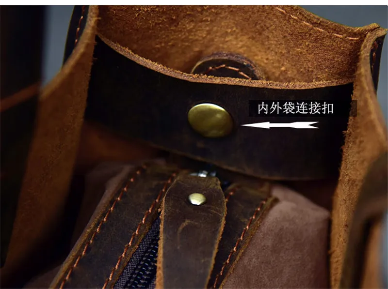 PNDME, простая винтажная мужская сумка-тоут из натуральной кожи, модная повседневная сумка для покупок из воловьей кожи, рабочие сумки, коричневая сумка-тоут - 4