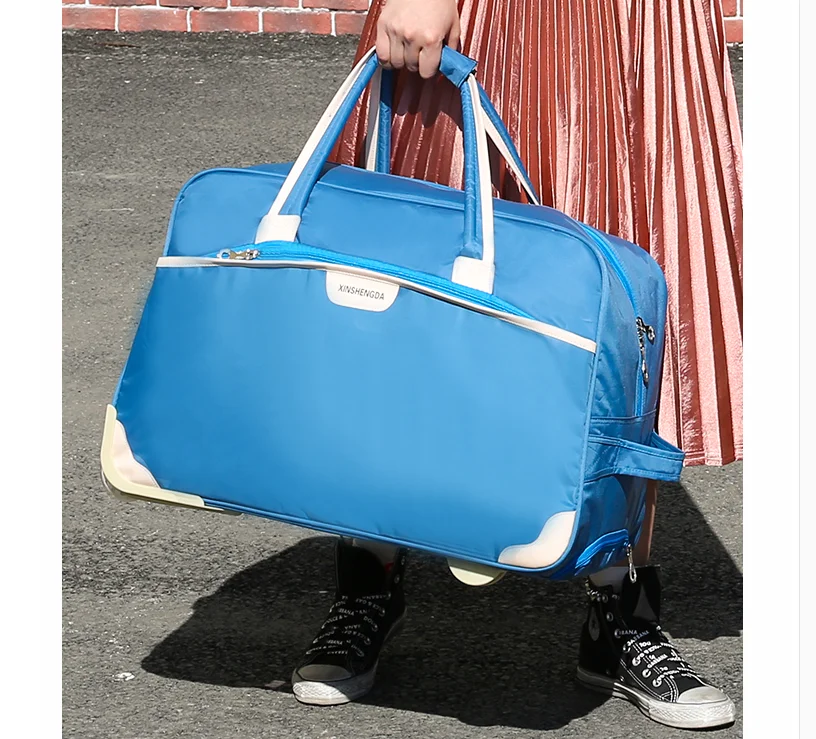 Женская ручная кладь, сумки на колесиках, багажная сумка на колесиках, чемодан на колесиках, дорожная сумка на колесиках для мужчин, сумка на колесиках - 4