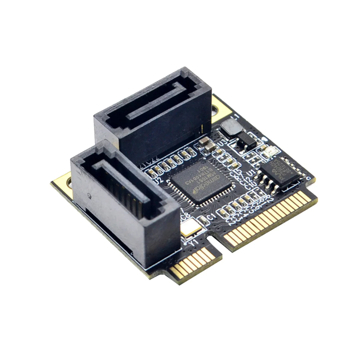 Конвертер PCI-E PCI на 2 порта SATA 3.0, SSD, жесткий диск, контроллер SATA3, карта расширения, карта умножения SATA - 4