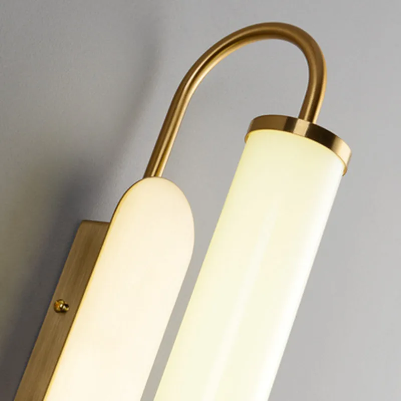 Настенный светильник в скандинавском стиле, роскошные светодиодные настенные светильники с длинной полосой, прикроватная лампа для спальни, простая лампа для декора гостиной в стиле постмодерн в прихожей - 5