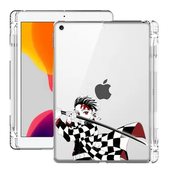 Аниме Девушка для iPad Pro 11 Case 2020 10,2 Air 4 8-го поколения Cute Clear Funda Mini 5 7-го 6-го Pro 12,9 10,5 Air 2 Мультфильма