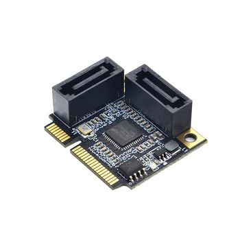 Конвертер PCI-E PCI на 2 порта SATA 3.0, SSD, жесткий диск, контроллер SATA3, карта расширения, карта умножения SATA