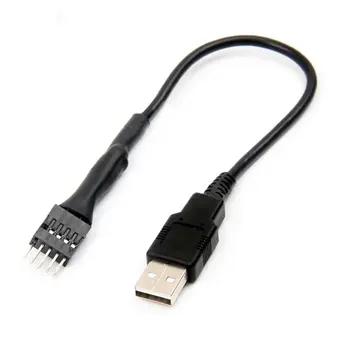 Кабель-адаптер USB-разъема к материнской плате USB типа A, 9-контактный разъем для подключения к разъему типа A Наивысшего качества