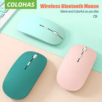Bluetooth-совместимая мышь, Беспроводные игровые мыши Для портативного компьютера PC Mini, Ультратонкая однорежимная компьютерная мышь с бесшумным питанием от аккумулятора