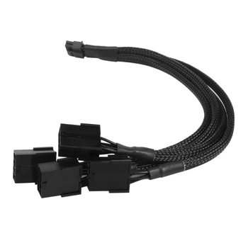 F3MA Прочный 4x8-контактный разъем для подключения видеокарты PCIE 5.0 12 + 4 16-контактный кабель для RTX4000 RTX40