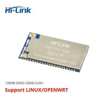 Бесплатная доставка Двойная антенна MT7628NN Openwrt/Linux Беспроводной модуль Wi-Fi маршрутизатора 300 Мбит/с HLK-7628N
